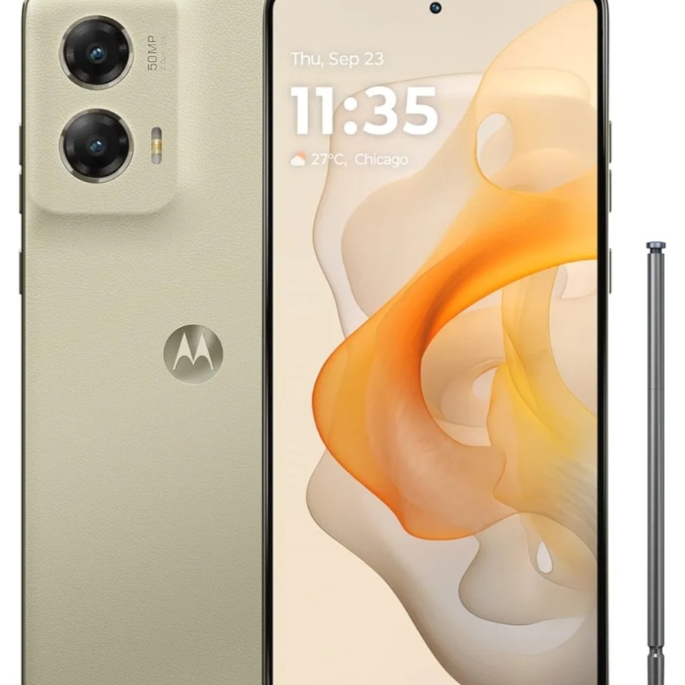 Motorola Smartphone with Stylus - Gold 2024 moto stylist phone 5g